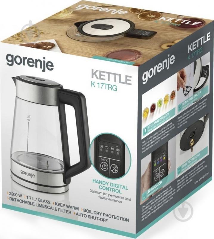 ВИТРИНА! Электрочайник Gorenje K17TRG - фото 20 ВИТРИНА! Электрочайник Gorenje K17TRG - фото 20