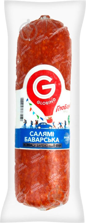 Ковбаса ТМ Глобино Салямі Баварська вищого гатунку 460 г (4820112650919) - фото 1