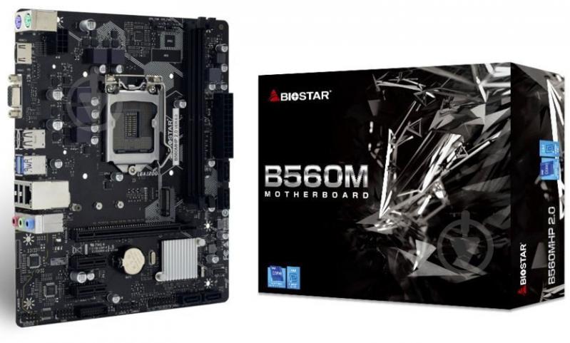 Материнская плата Biostar B560MHP_2.0 (Socket 1200, Intel B560, micro ATX) - фото 2