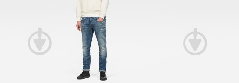 Джинсы G-Star RAW 3301 Deconstructed D01159,8968-9261 р. 36-32 синий - фото 1