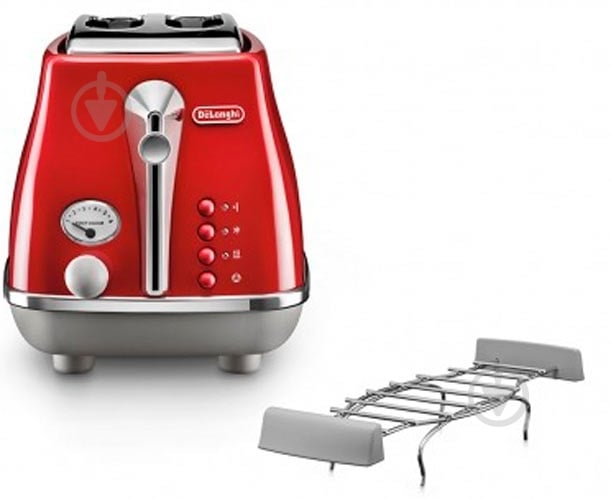 ВИТРИНА! Тостер Delonghi CTOC2103.R красный - фото 1