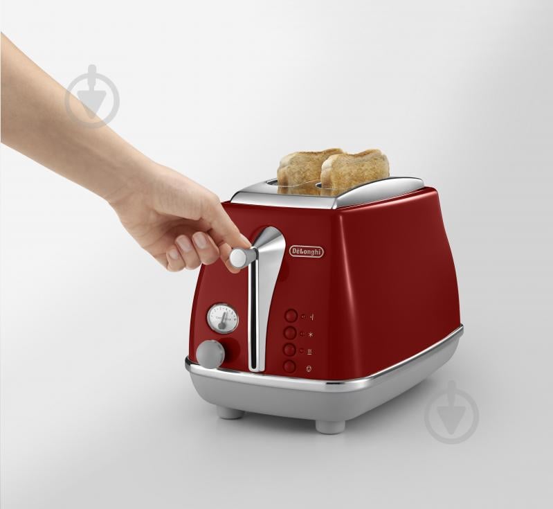 ВИТРИНА! Тостер Delonghi CTOC2103.R красный - фото 3