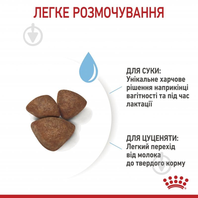 Корм сухий для дорослих собак для малих порід Royal Canin MINI STARTER 1 кг (свійська птиця, рис, кукурудза) 1 кг - фото 6