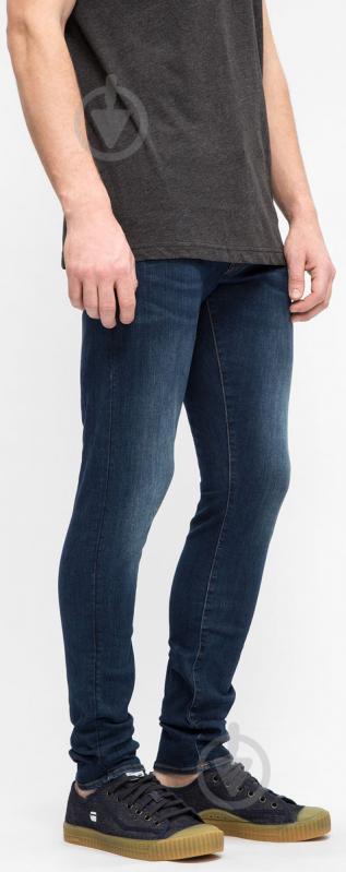 Джинси G-Star RAW 3301 Deconstructed Super Slim D01159,9442-89 р. 33-32 синій - фото 2