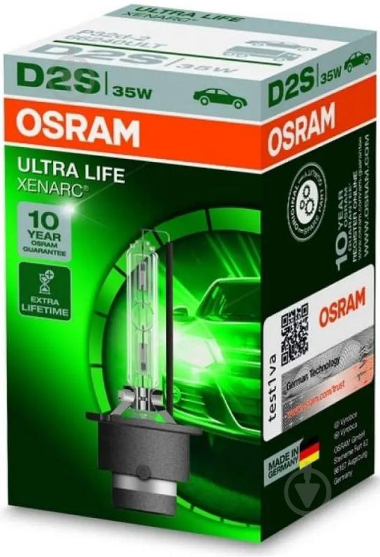 Автолампа ксеноновая Osram Xenarc Ultra Life D2S 35 Вт 1 шт.(OS 66240 ULT) - фото 3