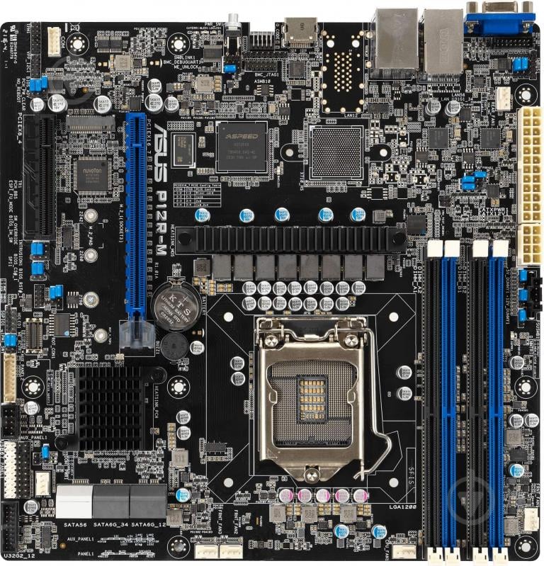 Материнская плата Asus 90SB09X0-M1UAY0 (Socket 1200, Intel C252, ATX) - фото 1 Материнская плата Asus 90SB09X0-M1UAY0 (Socket 1200, Intel C252, ATX) - фото 1