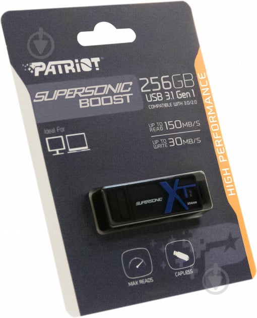 Флеш-память USB Patriot Supersonic Boost 256 ГБ USB 3.1 (PEF256GSBUSB) - фото 5