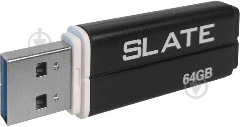 Флеш-память USB Patriot Slate 64 ГБ USB 3.1 black (PSF64GLSS3USB) - фото 3