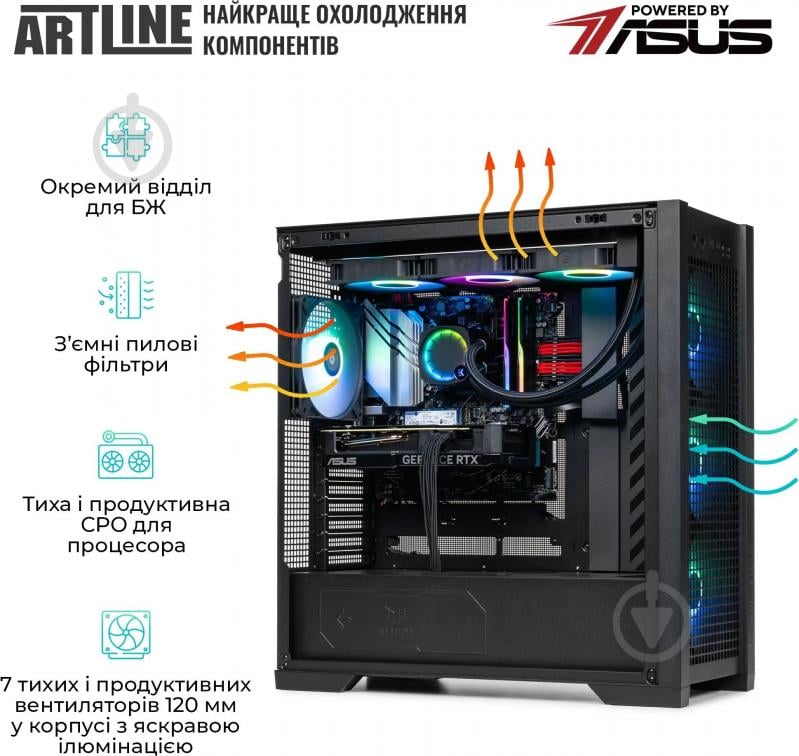 Компьютер Artline Overlord GT302 Windows 11 Pro (GT302v06Win) black - фото 8