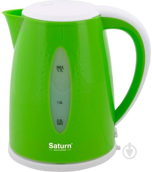 Электрочайник Saturn ST-EK8438 Lime/White - фото 1