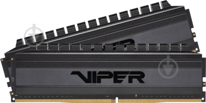 Оперативна пам'ять Patriot DDR4 SDRAM 16 GB (2x8GB) 4133 MHz (PVB416G413C8K) Viper 4 Blackout Series - фото 2