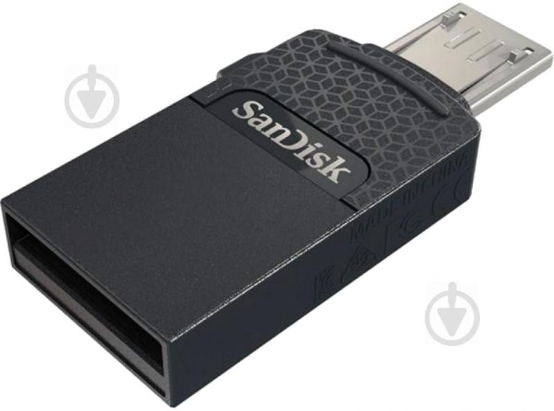 Флеш-память USB SanDisk Ultra Dual 32 ГБ USB 2.0 / microUSB (OTG) (SDDD1-032G-G35) - фото 1