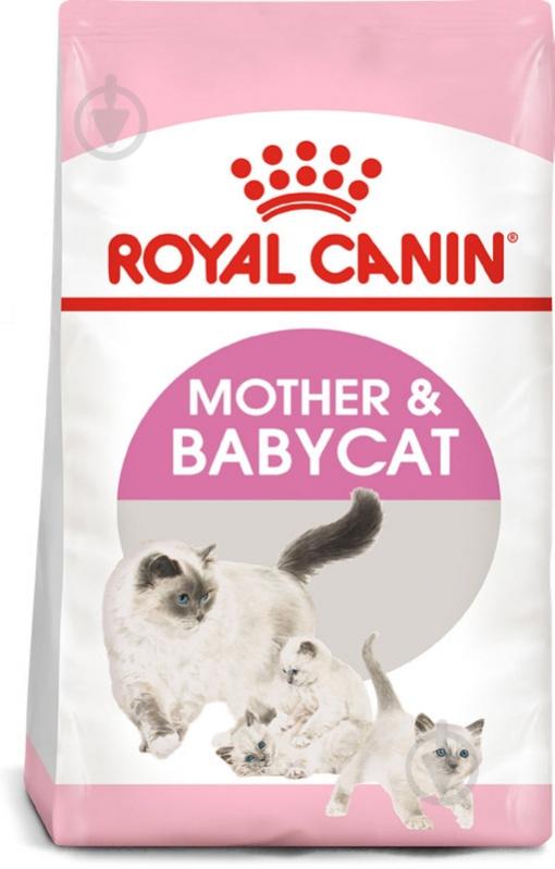 Корм сухой для котят от 4 месяцев и кормящих кошек Royal Canin Mother and Babycat домашняя птица, рис 2 кг - фото 1