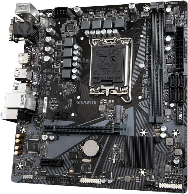 Материнская плата Gigabyte H610M_H (Socket 1700, Intel H610, micro ATX) - фото 3