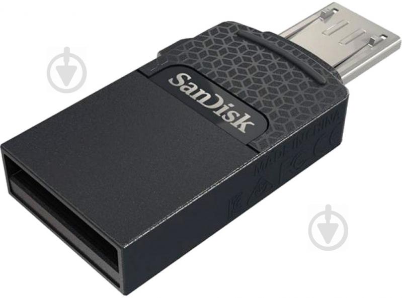 Флеш-память USB SanDisk Ultra Dual 64 ГБ USB 2.0 / microUSB (OTG) (SDDD1-064G-G35) - фото 1