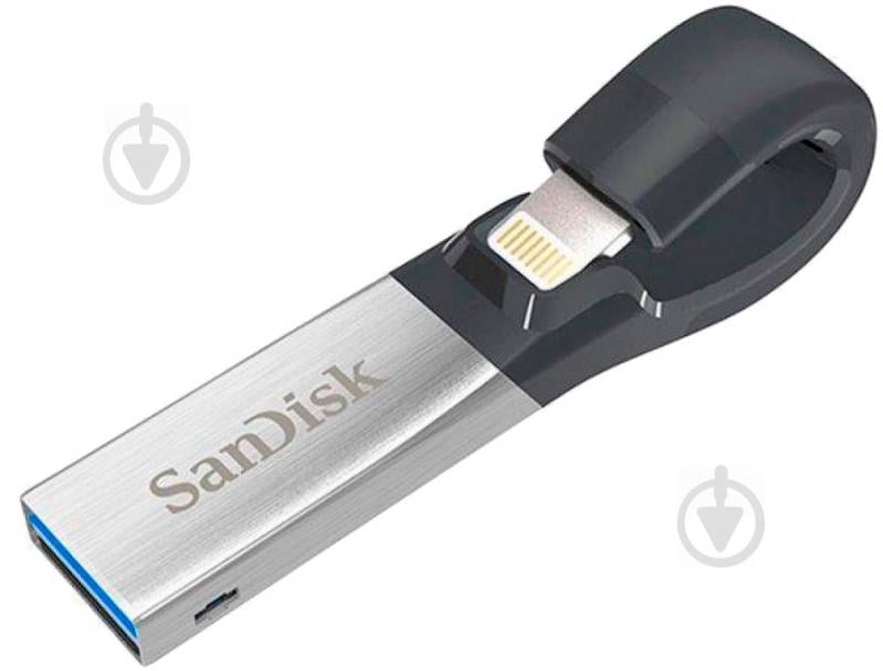 Флеш-память USB SanDisk iXpand 16 ГБ USB 3.0/Lightning (SDIX30C-016G-GN6NN) - фото 2