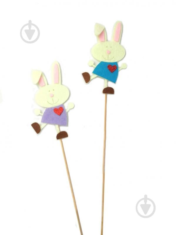 Декорация фетровая Веселый кролик - фото 1