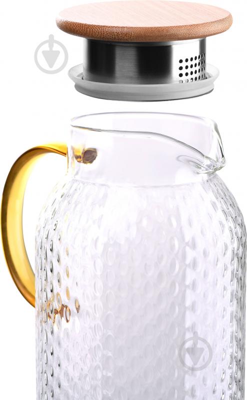 Кувшин Ardesto Dew 1500 мл прозрачный AR2615BPG - фото 2