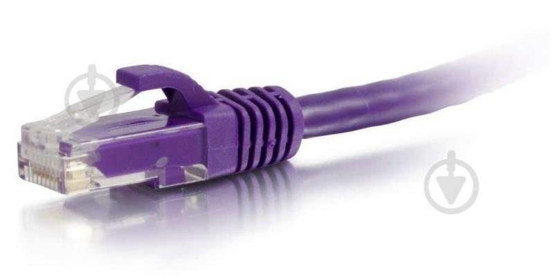 Патч-корд C2G Cat5e 0,5 м фиолетовый - фото 3