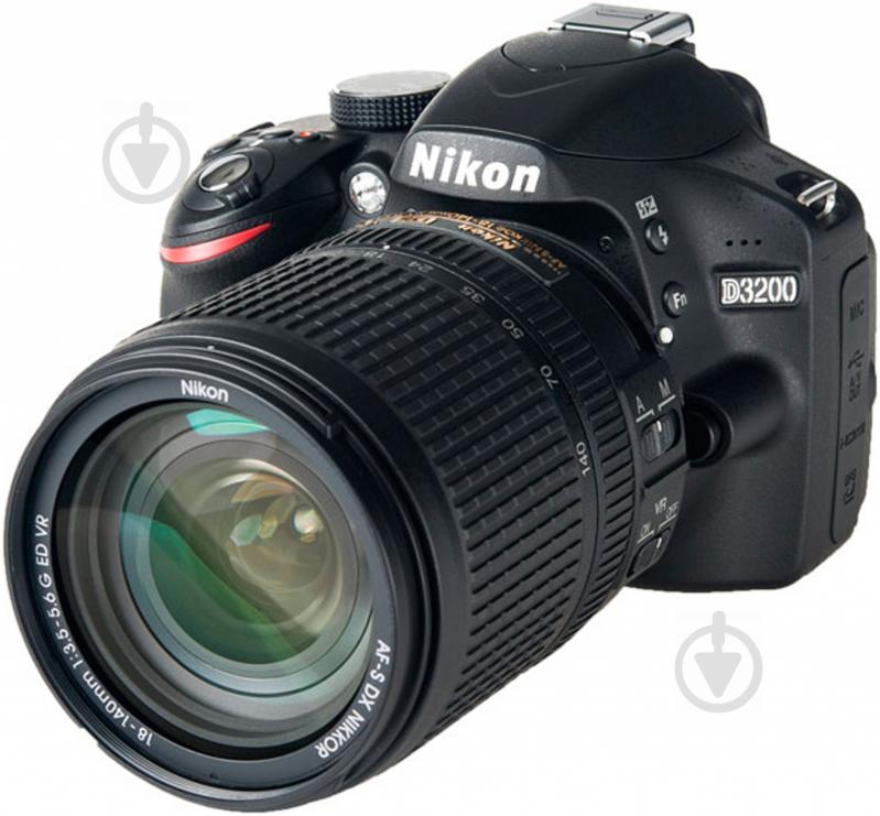 Фотоаппарат Nikon D3200 Kit 18-140 VR black - фото 4