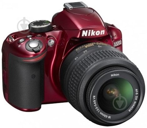 Фотоаппарат Nikon D3200 Kit 18-55 VR II red - фото 2