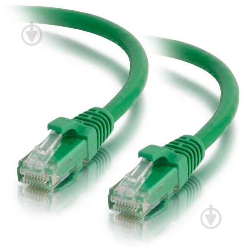 Патч-корд C2G Cat5e 1,5 м зеленый - фото 1
