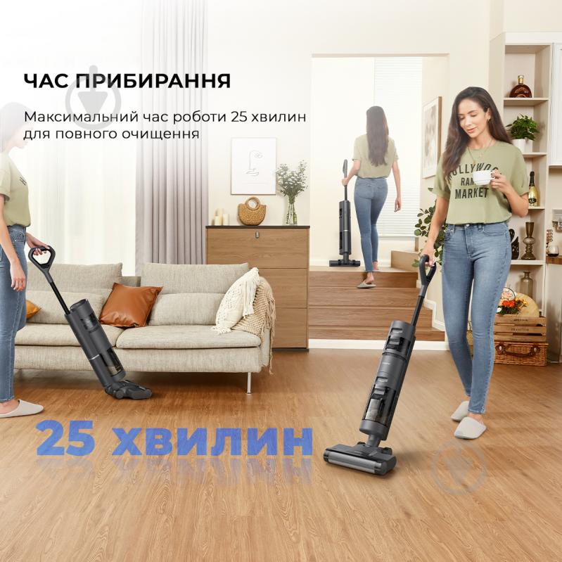 Пылесос моющий DREAME Wet&Dry Vacuum Cleaner H12 Core (HHR22B) grey - фото 9