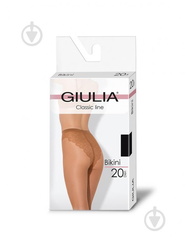 Колготки женские Giulia Bikini 20 (Smart Box) р. 2S nero - фото 1 Колготки женские Giulia Bikini 20 (Smart Box) р. 2S nero - фото 1