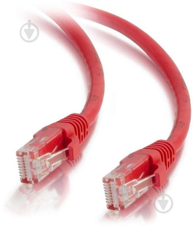 Патч-корд C2G Cat5e 1,5 м красный - фото 1
