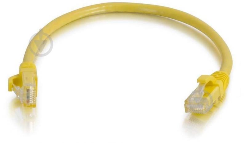 Патч-корд C2G Cat6 0,5 м желтый - фото 2