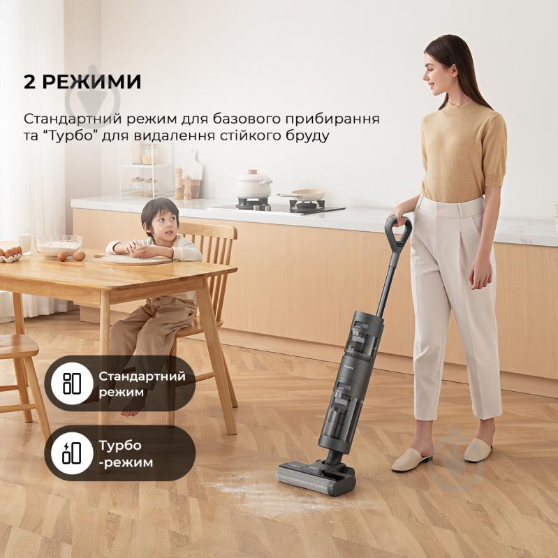 Пылесос моющий DREAME Wet&Dry Vacuum Cleaner H11 Core (HHR21A) grey - фото 7