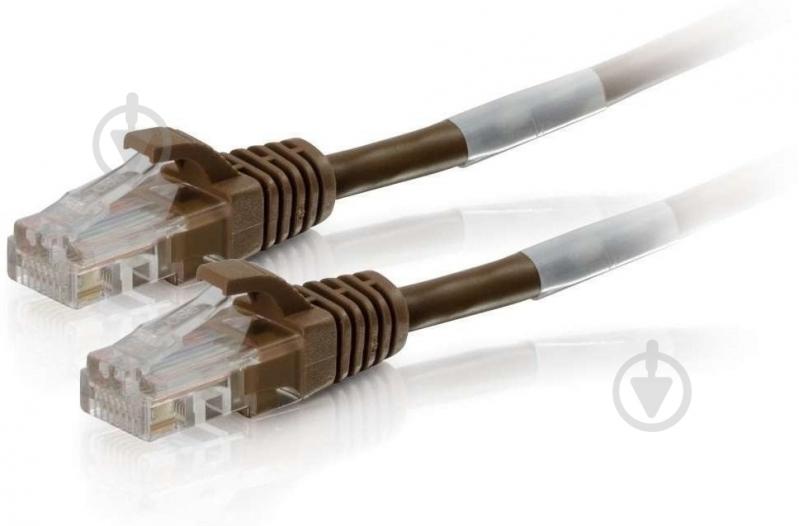 Патч-корд C2G Cat6 0,5 м коричневый - фото 1