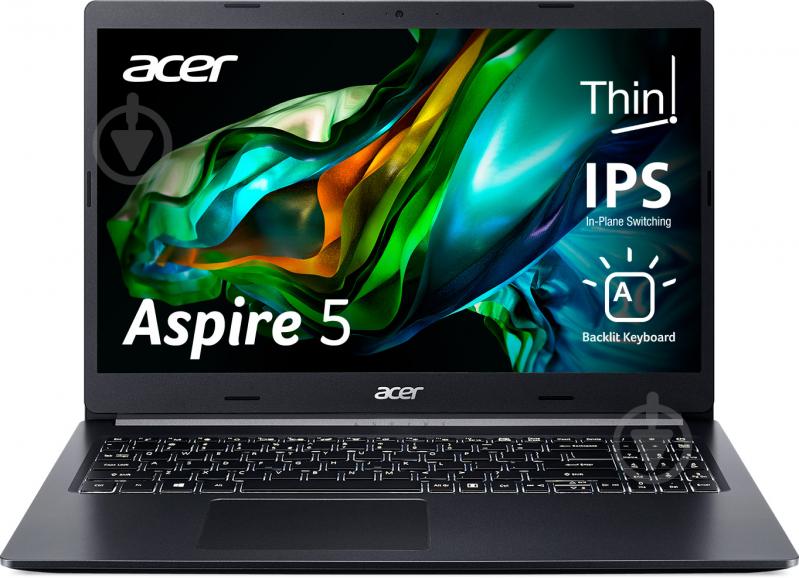 Ноутбук Acer Aspire 5 A515-45 15,6" (NX.A83EU.00U) black - фото 1