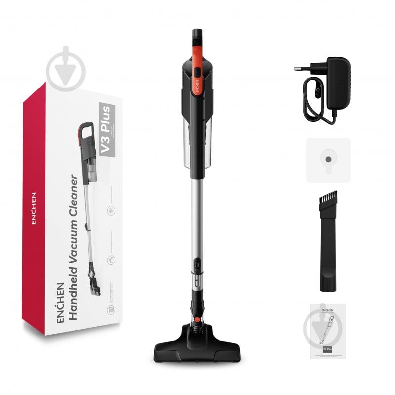 ВІТРИНА! Пилосос ENCHEN Vacuum Cleaner V3 Plus Black - фото 1