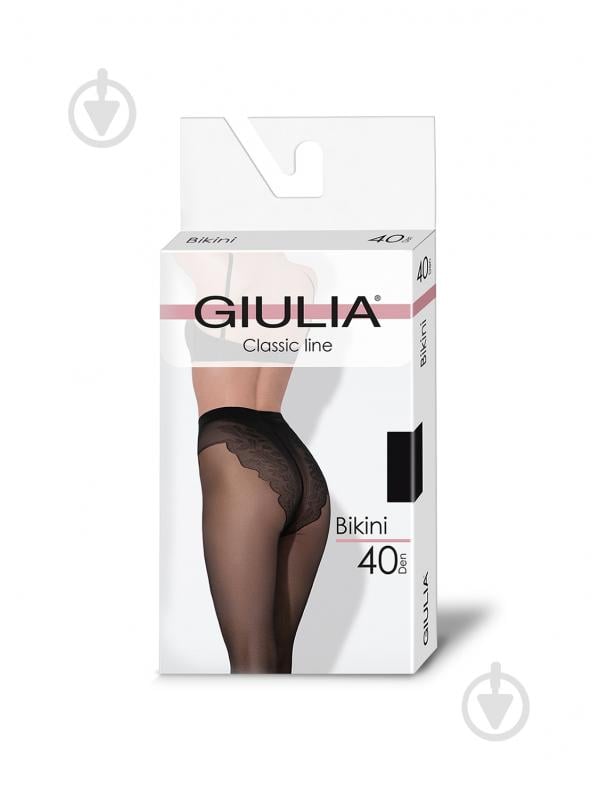 Колготки женские Giulia Bikini 40 (Smart Box) р. 2S nero - фото 1