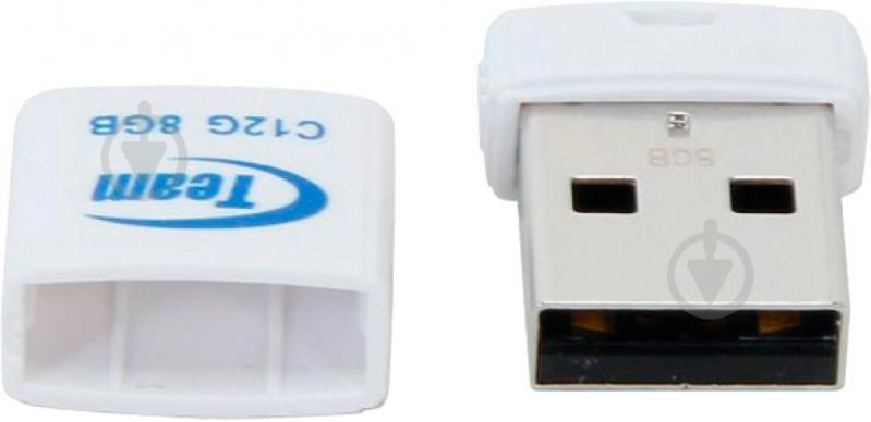 Флеш-память USB Team C12G 8 ГБ USB 2.0 white (TC12G8GW01) - фото 4