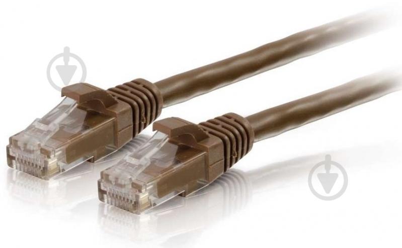 Патч-корд C2G Cat6 CG83646 1,5 м коричневый - фото 1
