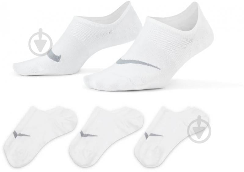 Носки Nike Everyday Plus Lightweight SX5277-101 р.42-46 белый 3 шт. - фото 1 Носки Nike Everyday Plus Lightweight SX5277-101 р.42-46 белый 3 шт. - фото 1