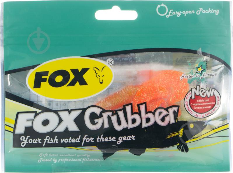 Твистер FOX Grubber 70 мм 6 шт. #010 - фото 2