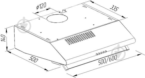 Вытяжка Pyramida MH 60 GR - фото 3