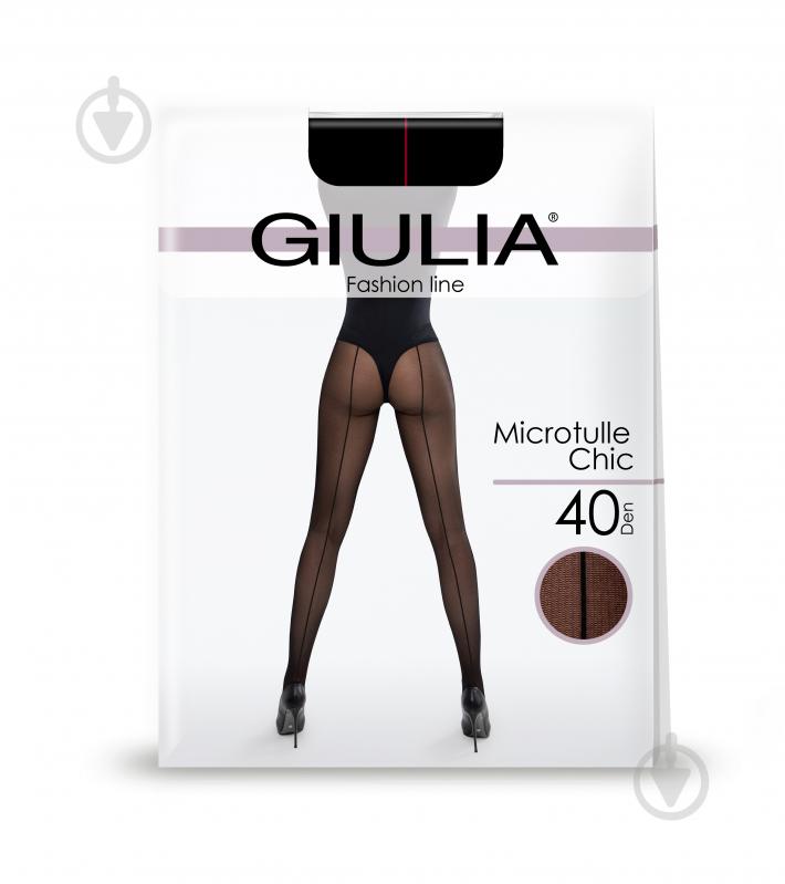 Колготки женские Giulia Microtulle Chic 40 р. 2 nero/red - фото 4 Колготки женские Giulia Microtulle Chic 40 р. 2 nero/red - фото 4