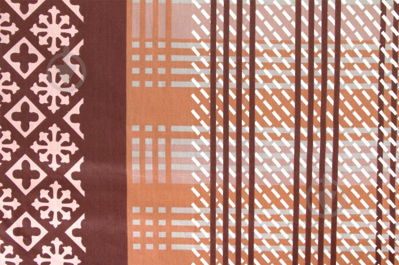 Комплект постельного белья Домино 2,0 коричневый Ibodo - фото 2