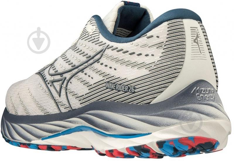 Кроссовки жіночі Mizuno Wave Rider 26 J1GD226321 р.40 белые - фото 4