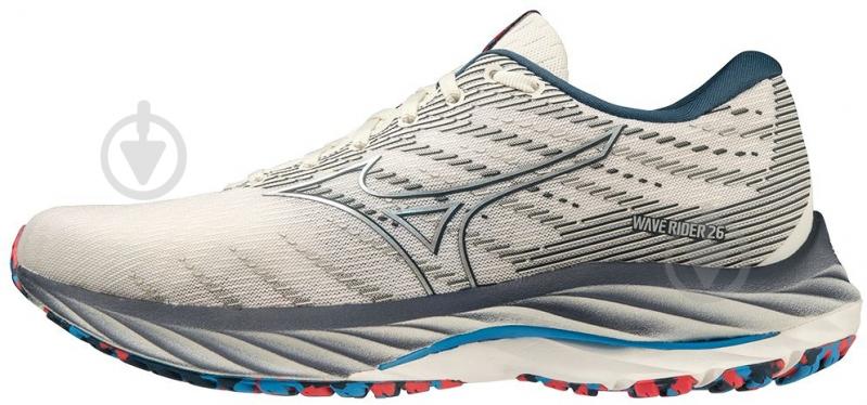 Кроссовки жіночі Mizuno Wave Rider 26 J1GD226321 р.40 белые - фото 1