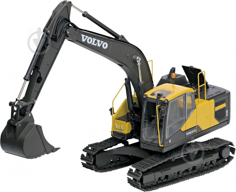 Автомодель Bburago Экскаватор Volvo EC220E 1:50 18-32086 - фото 4