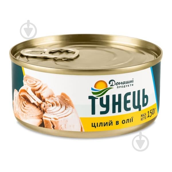 Консерва тунец целый в масле 150 г - фото 1