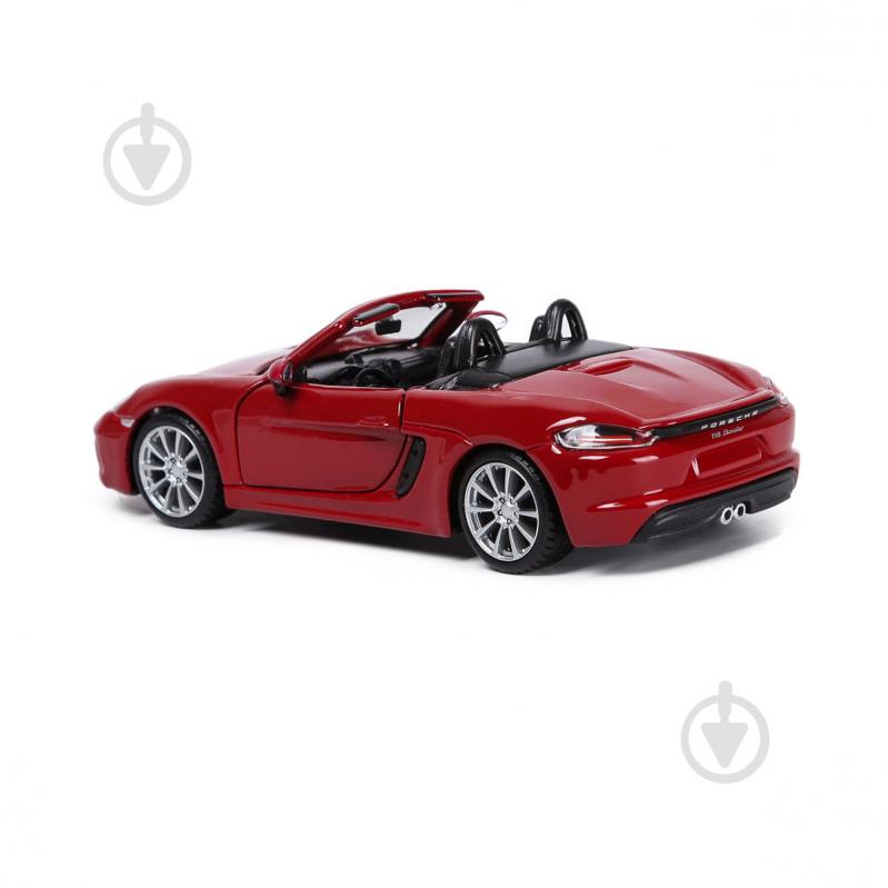 Автомодель Bburago Porsche 718 Boxster 1:32 18-43049 - фото 3