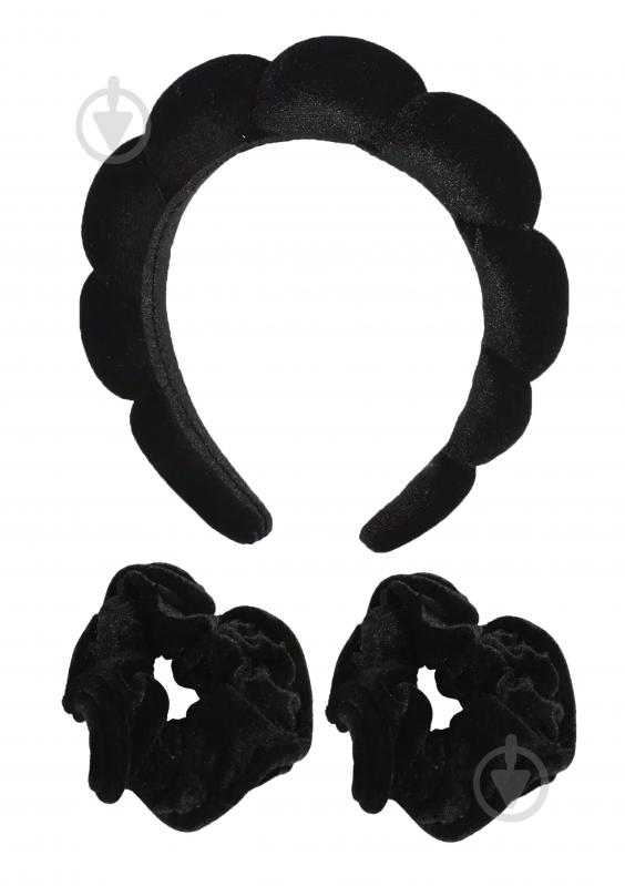 Обруч SPL + резинки 2 шт. черный - фото 1