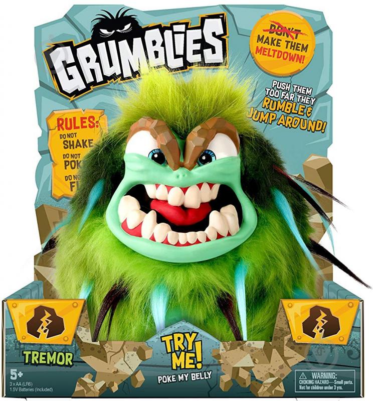 Игрушка интерактивная Grumblies Сейсмос 01969 - фото 4