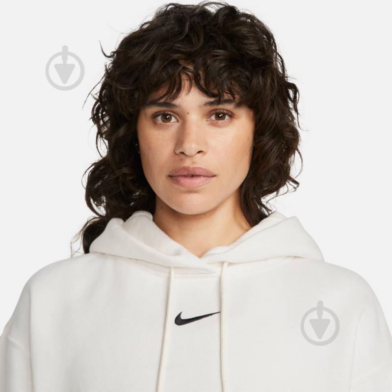 Джемпер Nike W NSW PHNX FLC PO HOODIE OS DQ5860-133 р.XS білий - фото 3